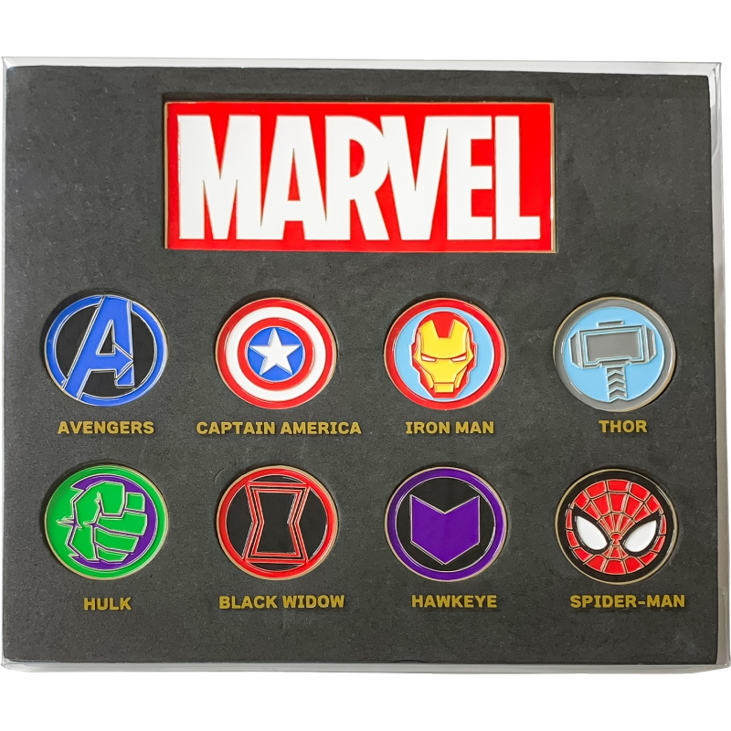 MARVEL（POP ICON） ピンバッジセット（9個セット） / MARVEL 80YEARS