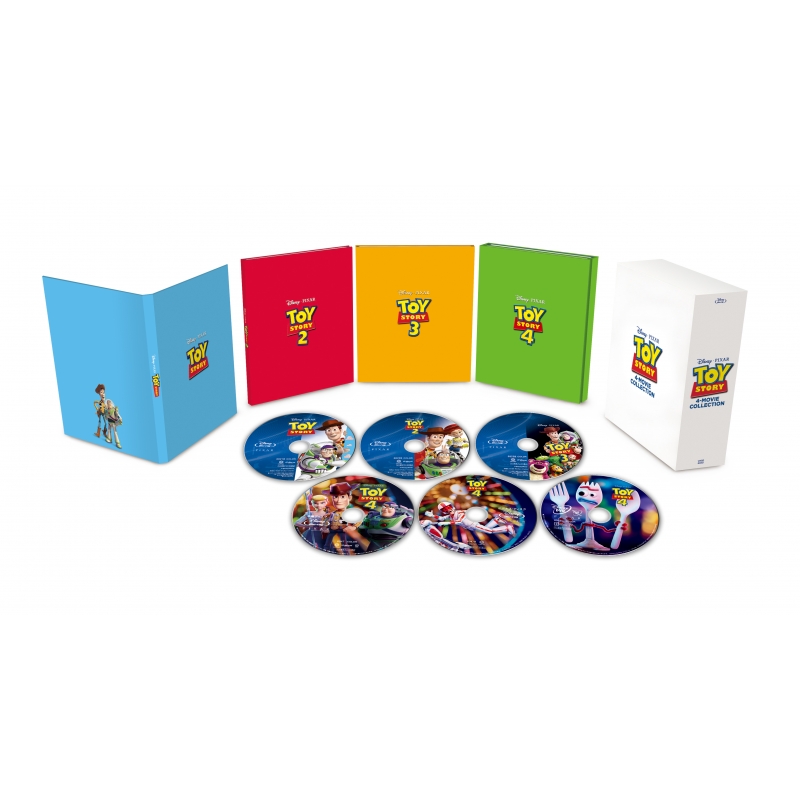 トイ・ストーリー1〜4セット、その他ピクサーBlu-ray（ケースのみあり