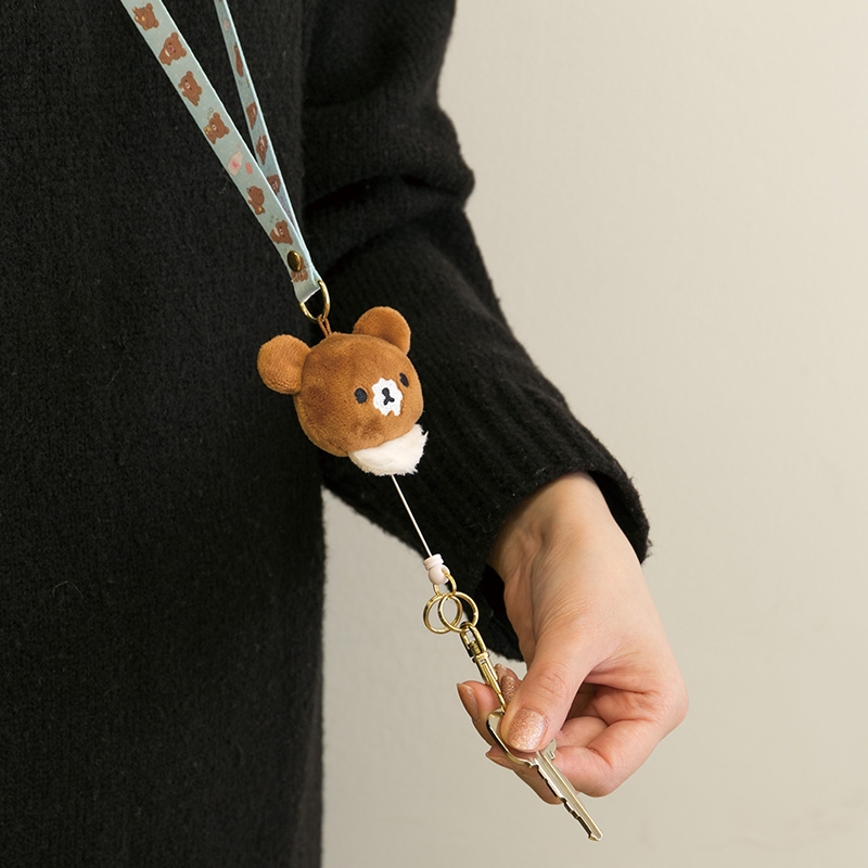 ぬいぐるみリールネックストラップ : リラックマ | Loppiオススメ