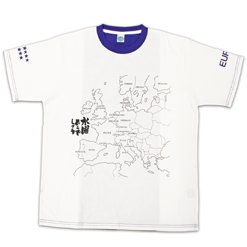 ブルー(S)Tシャツ 水曜どうでしょう EURO21 : 水曜どうでしょう