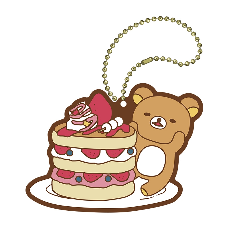 リラックマ/ラバーストラップセット(全5種、10個1BOX)【Loppi・HMV限定