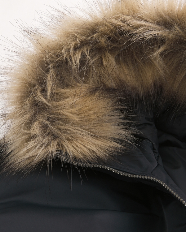 Men's Faux Fur Trim Zip-Up Bomber Jacket | Men's Sale