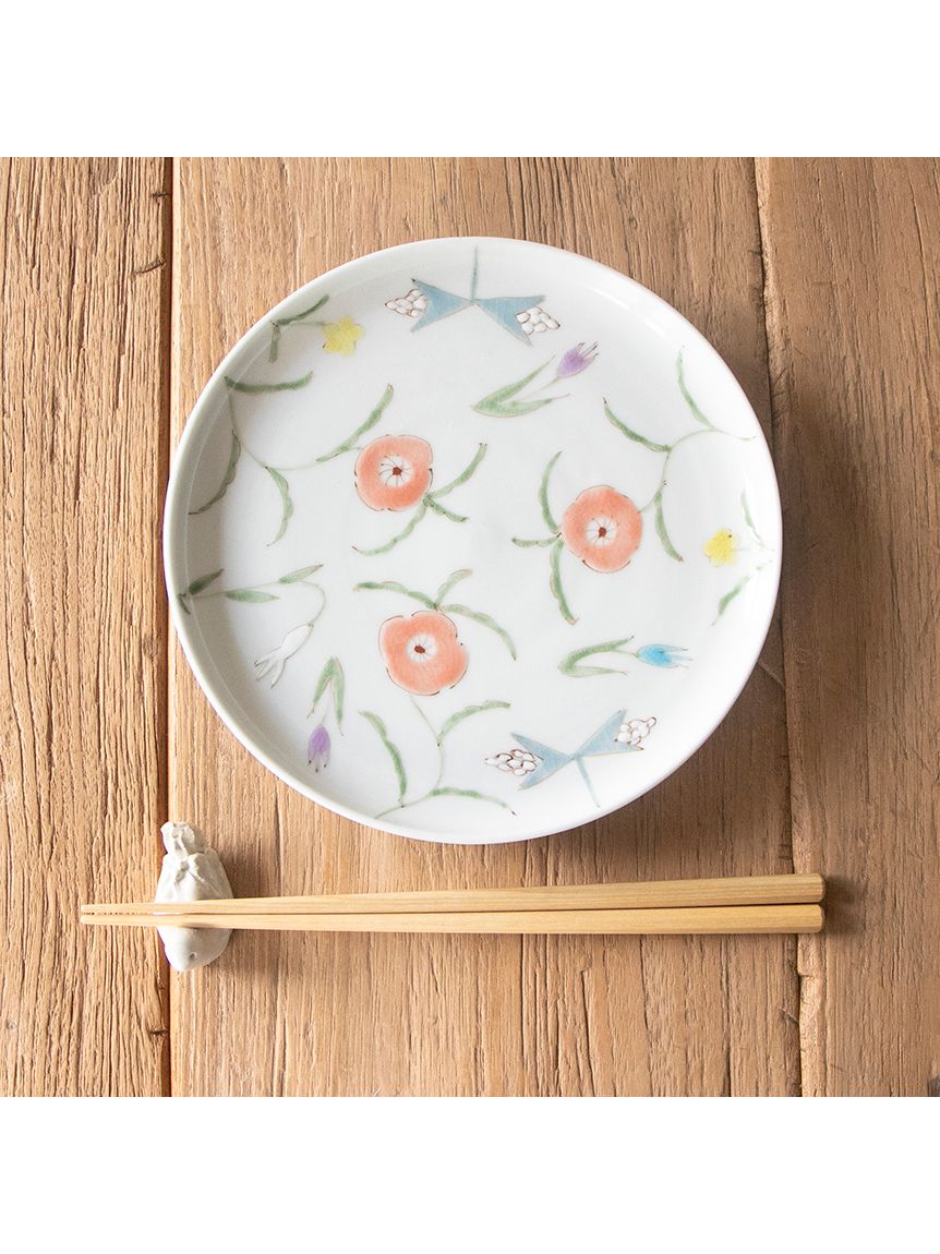 ガーデン 六寸平皿/宮腰綾（プレート・皿）｜Madu（マディ）｜HAKKA