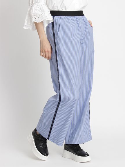 スビンギザブリティッシュストライプパンツ（ストレートパンツ