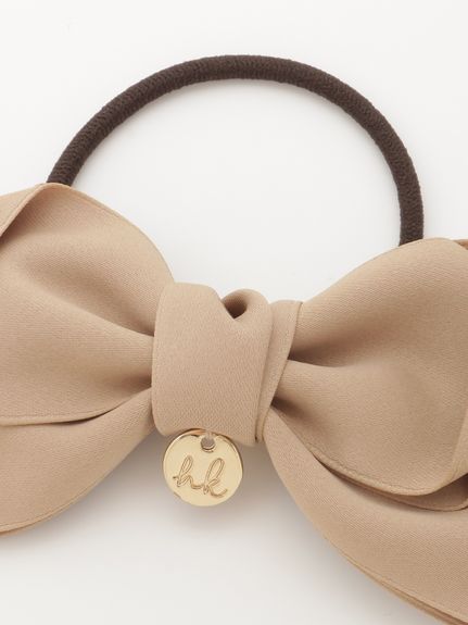 フォーマル対応]サテンリボンヘアゴム（ヘッドアクセサリー）｜hakka