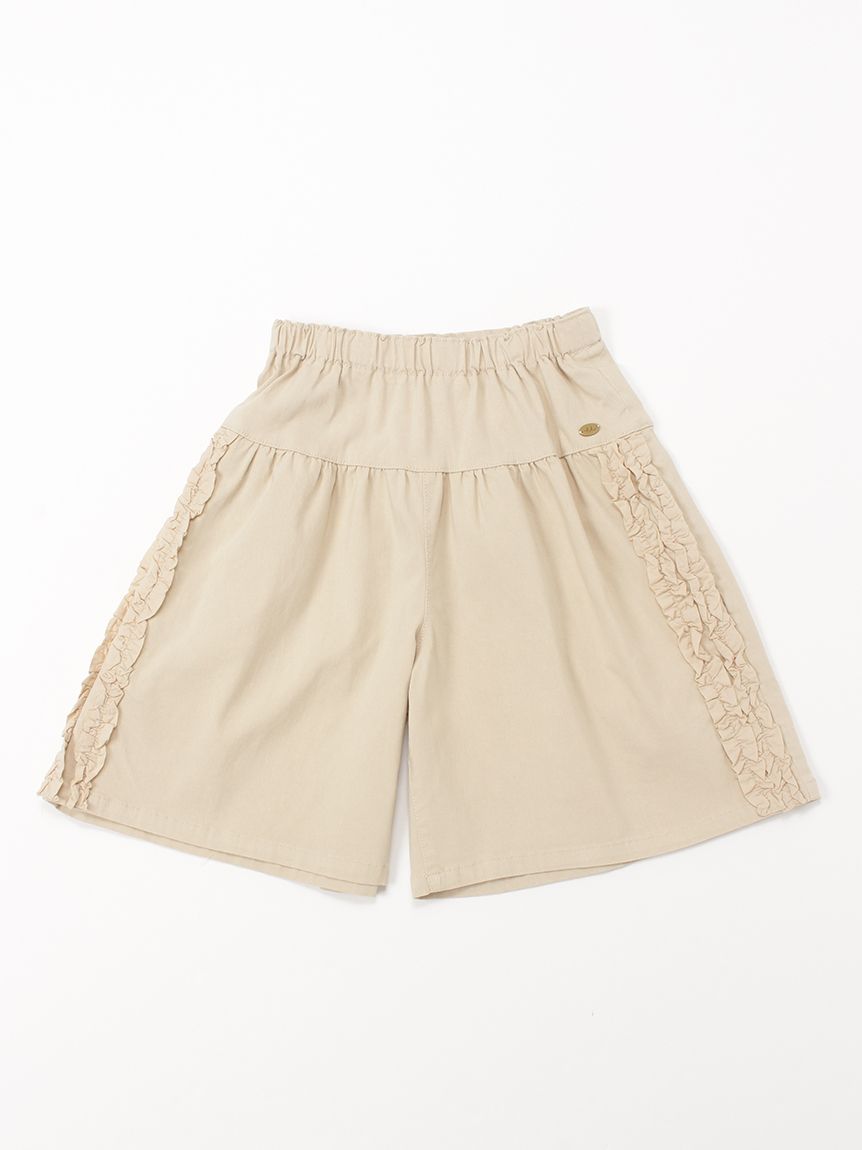 スーパーストレッチツイルフリルキュロット（キュロット）｜hakka kids