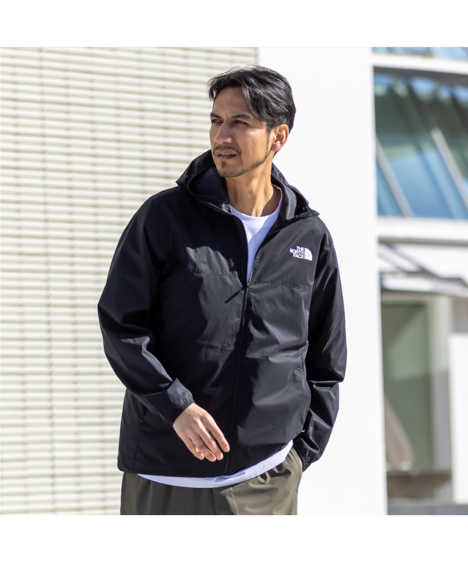 アウトドアジャケット イーエスエニータイムウィンドフーディ NP72385