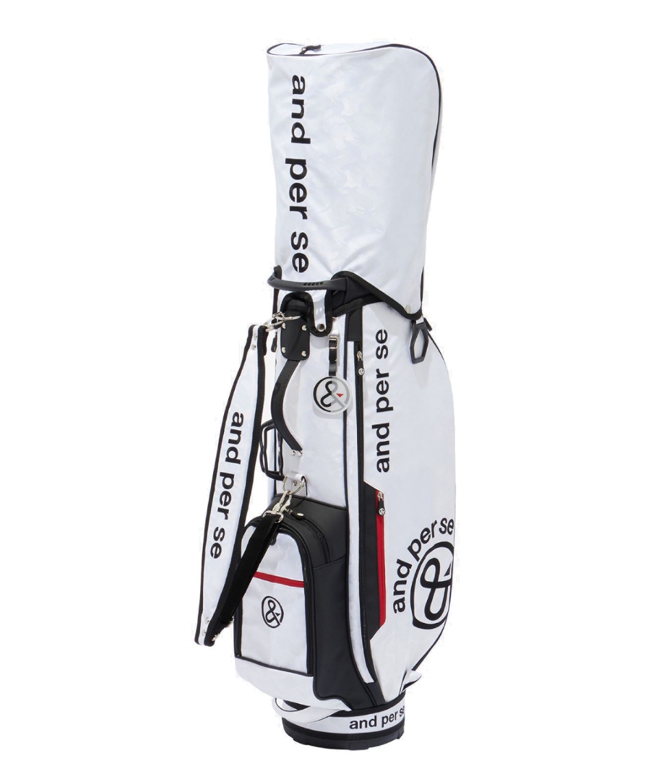 アンパスィ(and per se) キャディバッグ ジャカードキャディバック