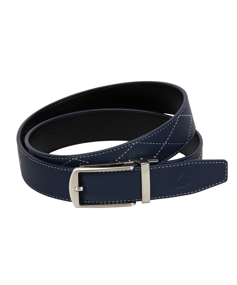 極美品】牛革ベルト BELTFACTORY マーカー付き 黒 ゴルフ 北海道 極美