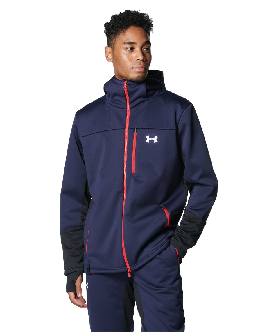 アンダーアーマー(UNDER ARMOUR) 野球 フリース パーカー UA 3レイヤー