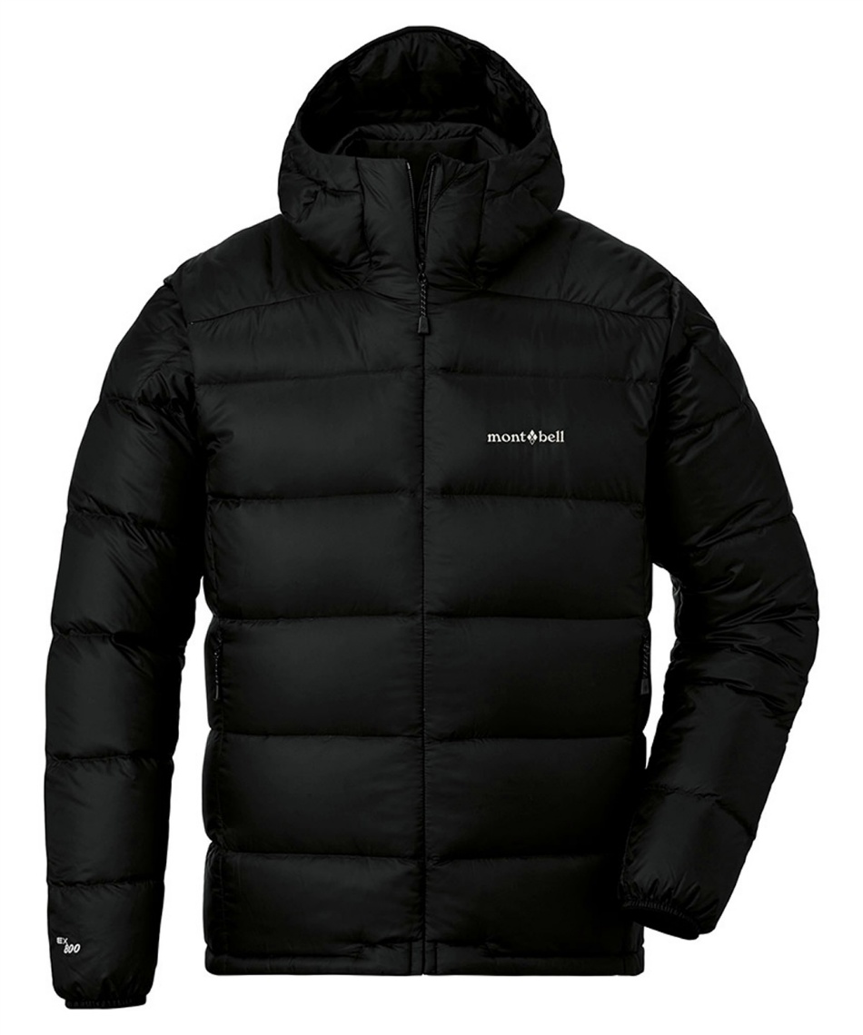 ダウンジャケット ライトアルパインダウン パーカ 1101606-BK