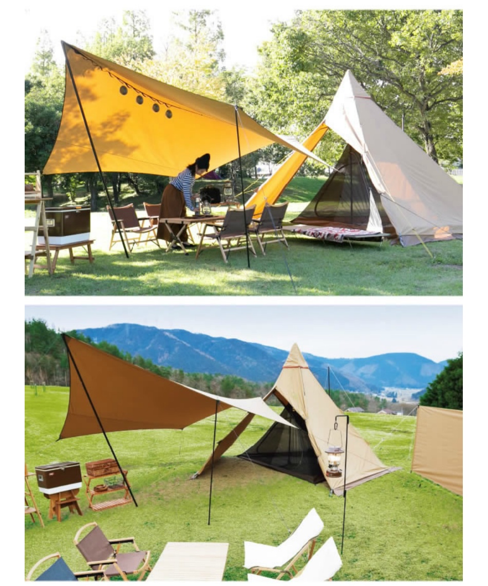 テント ワンポールテント TCティピシェルター インナー付セット