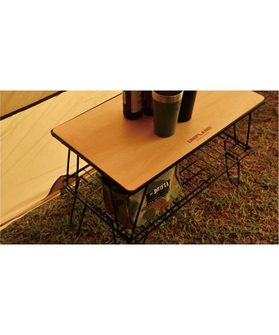 ユニフレーム(UNIFLAME) アウトドアテーブル フィールドラックブラック