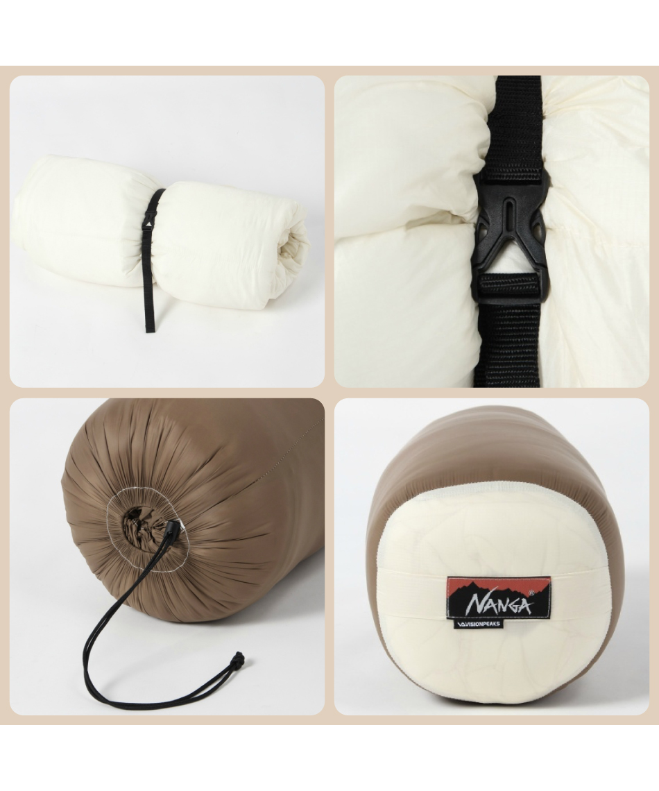 NANGA × VISIONPEAKS マミー型シュラフ IBUKI BAG 800 プラス
