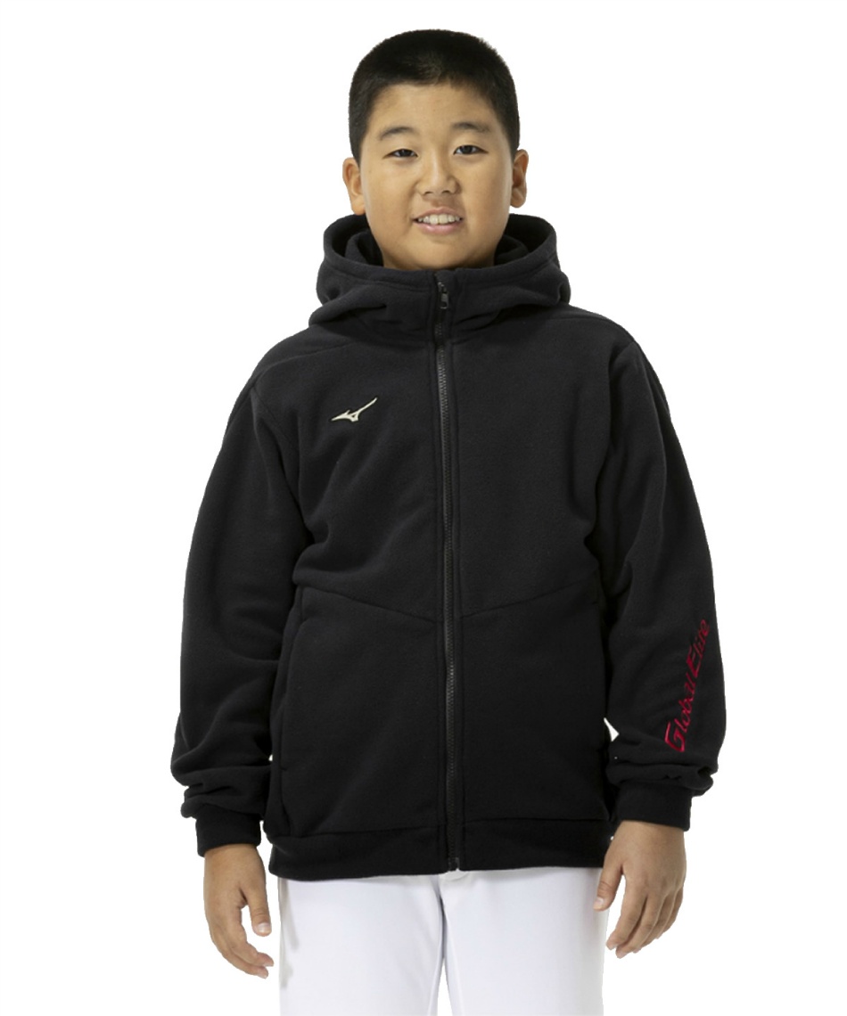 ミズノ(MIZUNO) 野球 スウェットパーカー フリースフーディ 厚手