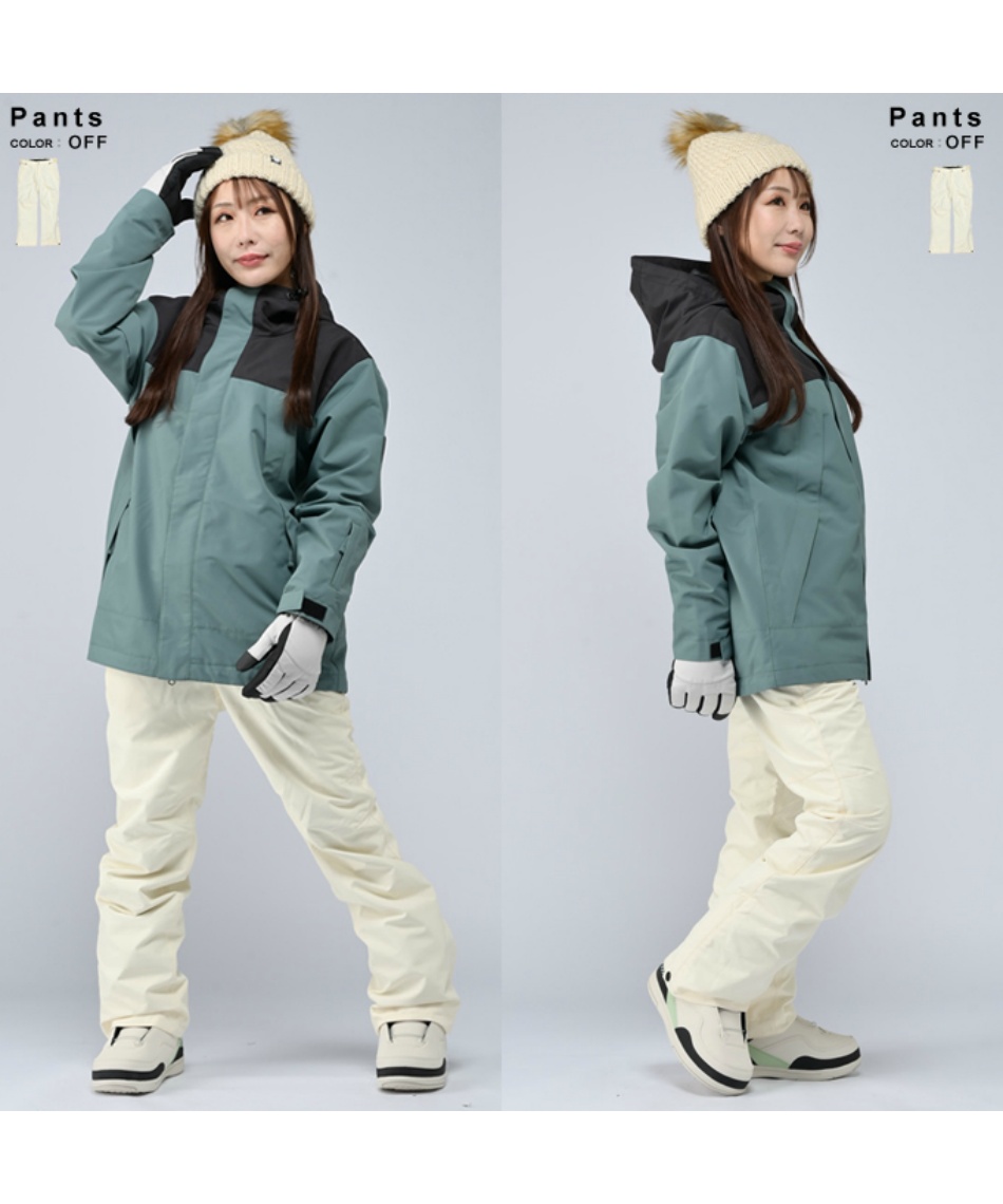オーシャンパシフィック スノーボードウェア 上下セット レディース
