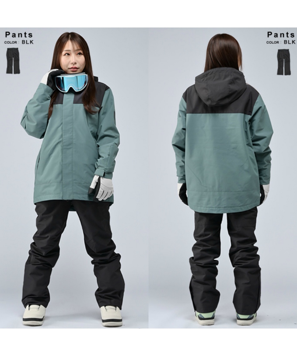 オーシャンパシフィック スノーボードウェア 上下セット レディース