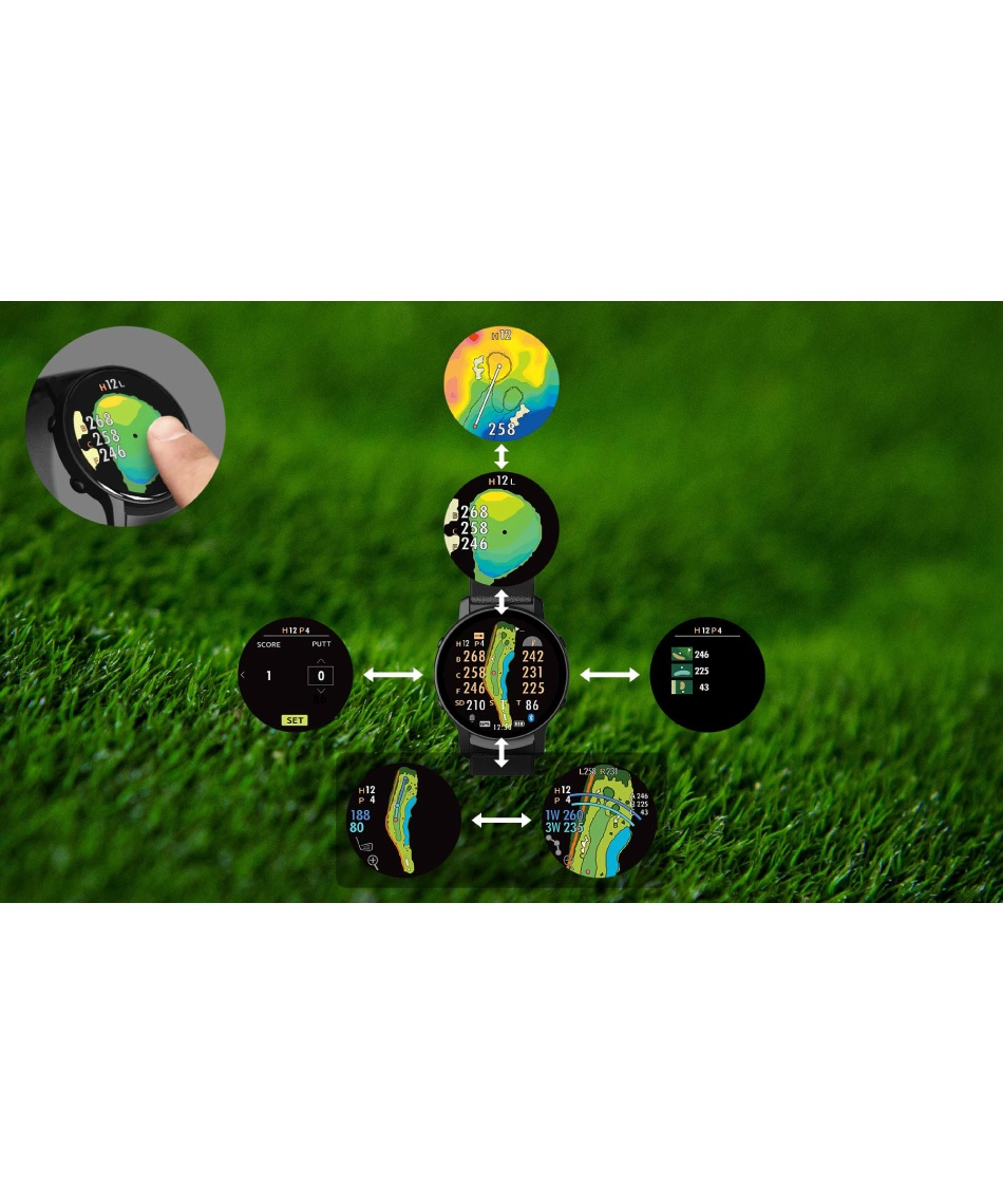 グリーンオン(GREENON) ゴルフ 計測器 ザ・ゴルフウォッチ THE GOLF