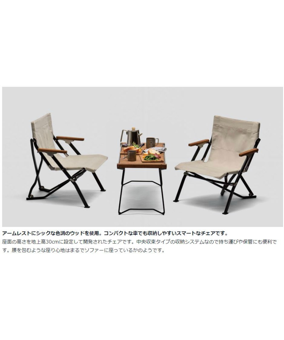 スノーピーク(snow peak) アウトドアチェア ローチェアショート