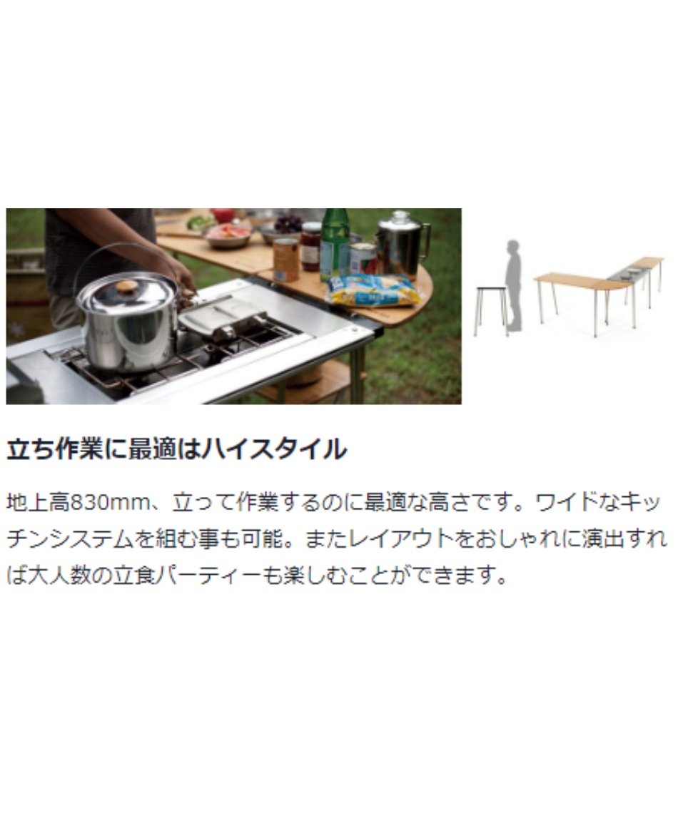 スノーピーク (snow peak) テーブル 脚 IGT アイアングリルテーブル