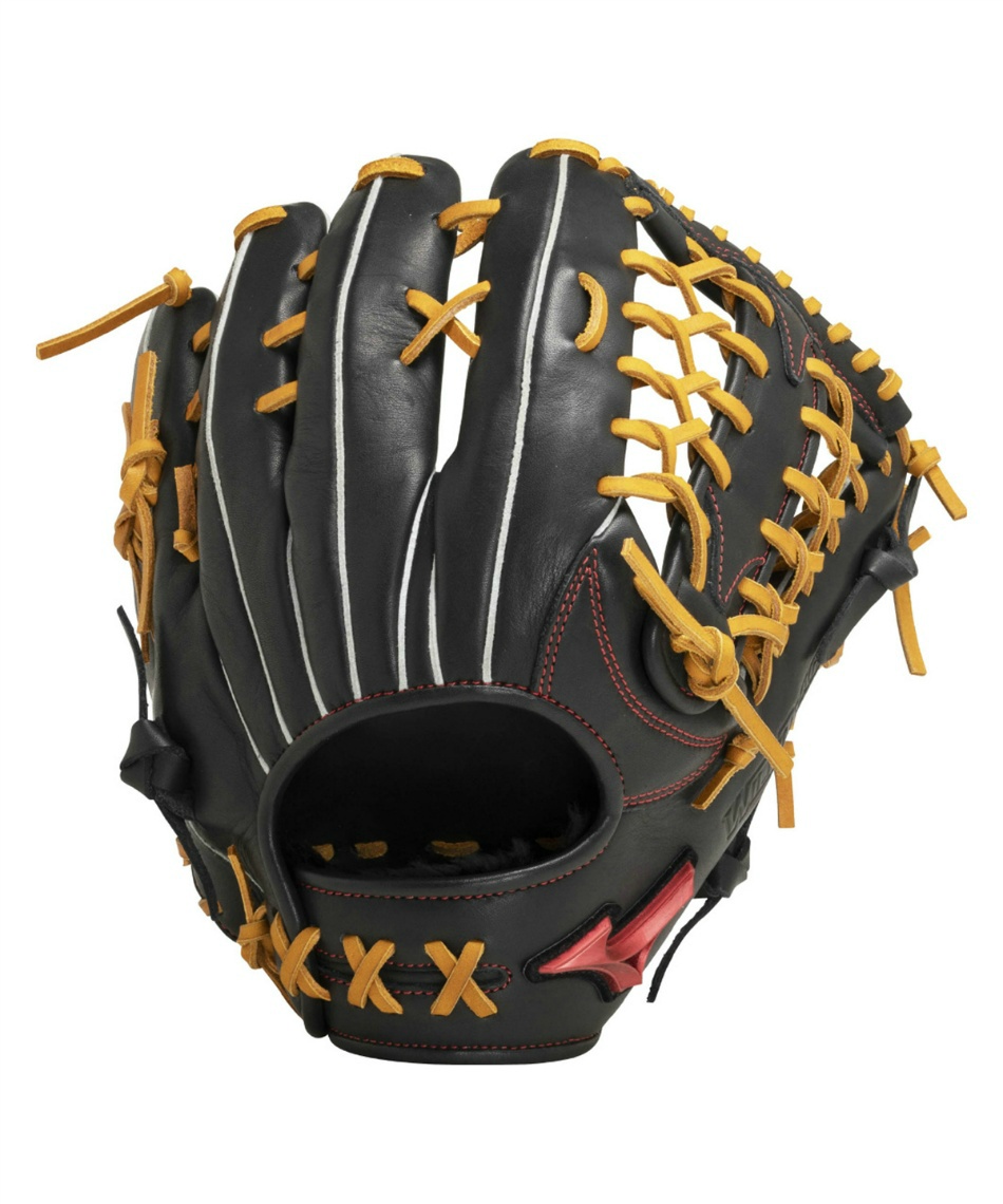 Mizuno 軟式グローブ 外野手用 ヌートバーモデル ブラック/ブラウン