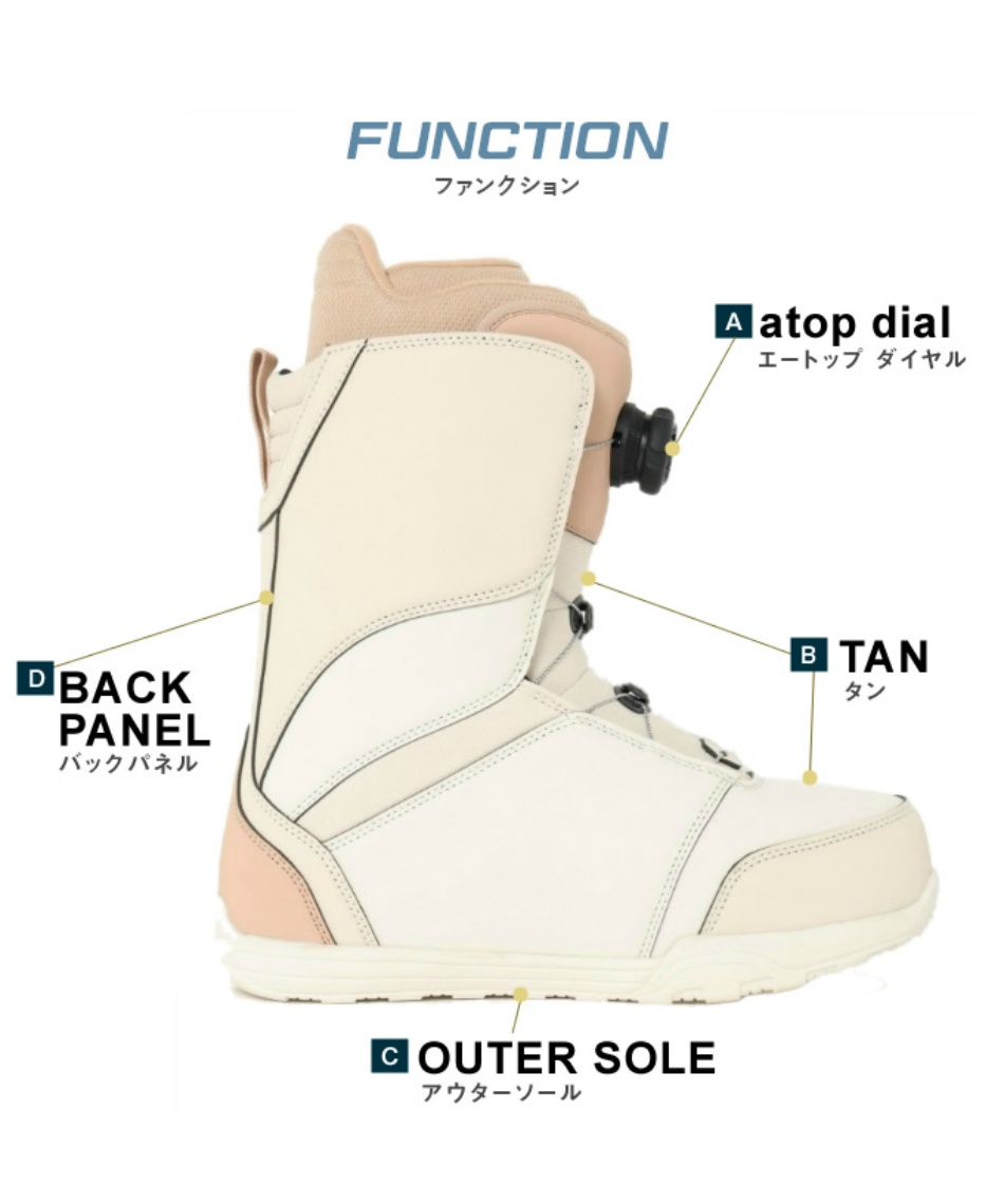 ビジョンピークス(VISIONPEAKS) スノーボードブーツ ダイヤルタイプ