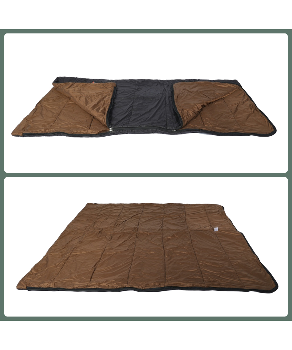 NANGA × VISIONPEAKS 封筒型シュラフ イブキ スクエアバッグ600 IBUKI