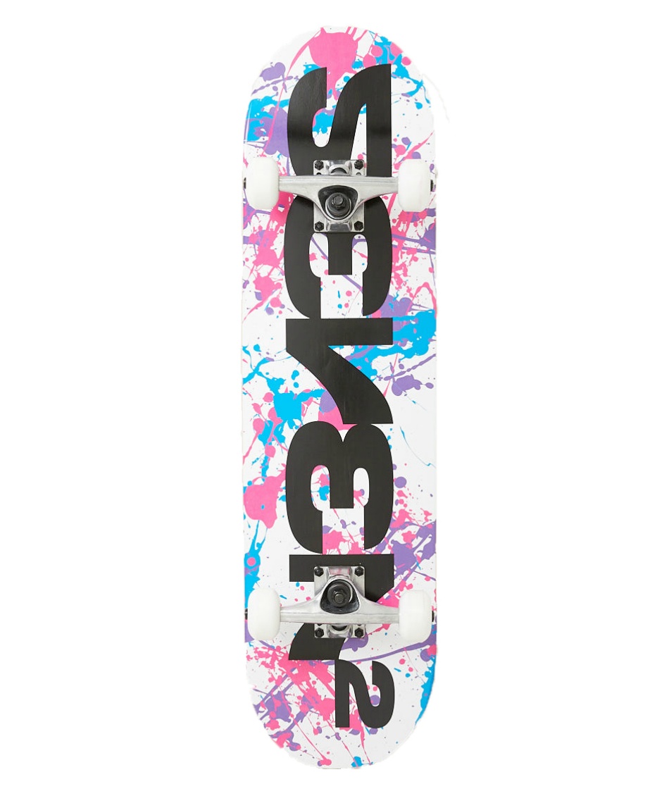 スケートボード ショートスケート コンプリートデッキ ペイント 8.0
