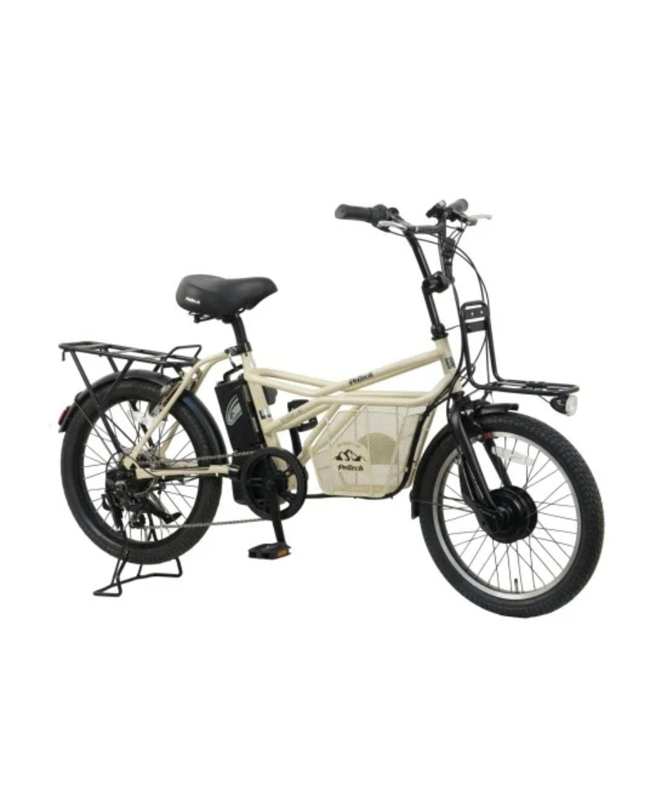 送料無料】 電動自転車 1年保証付き 電動アシストeカーゴバイク 20