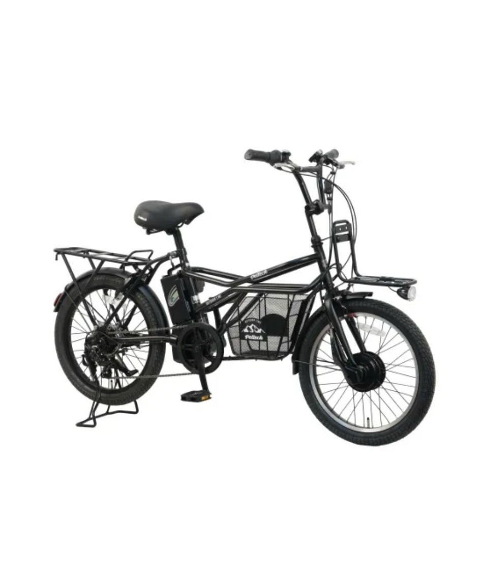 送料無料】 電動自転車 1年保証付き 電動アシストeカーゴバイク 20