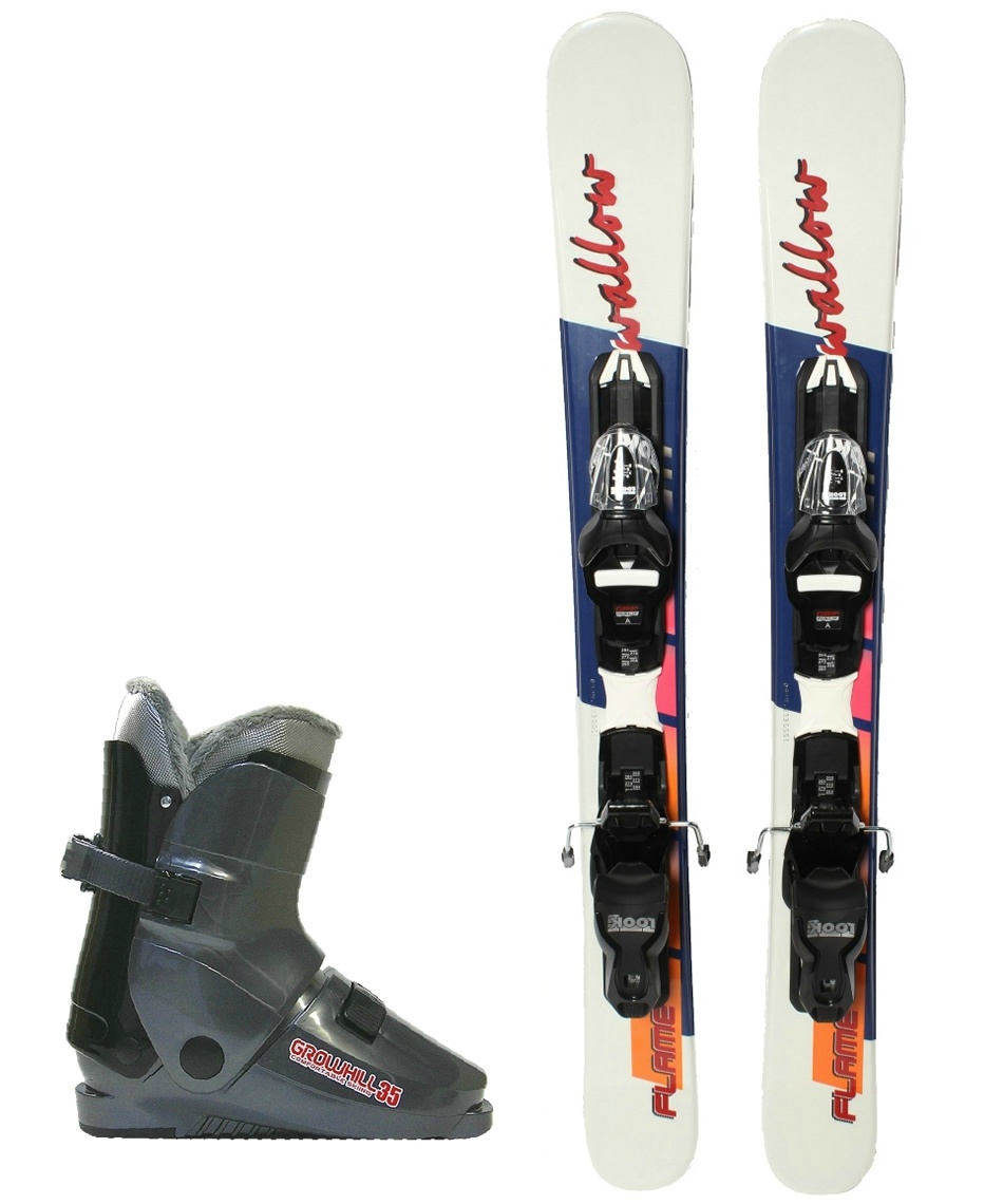 スワロー(Swallow) スキー板 ファンスキー 3点セット FLAME99+