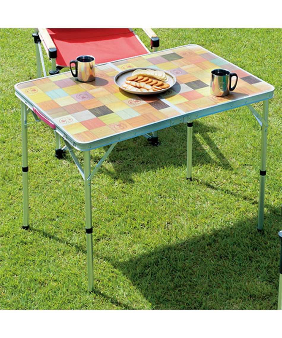 コールマン(Coleman) アウトドアテーブル 90cm ナチュラルモザイク