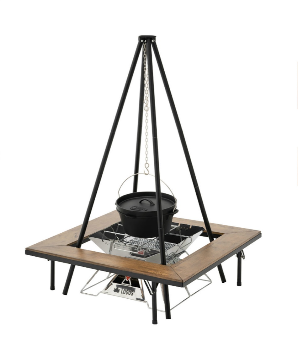 ロゴス(LOGOS) 焚き火テーブル アイアンウッド囲炉裏テーブル 81064133