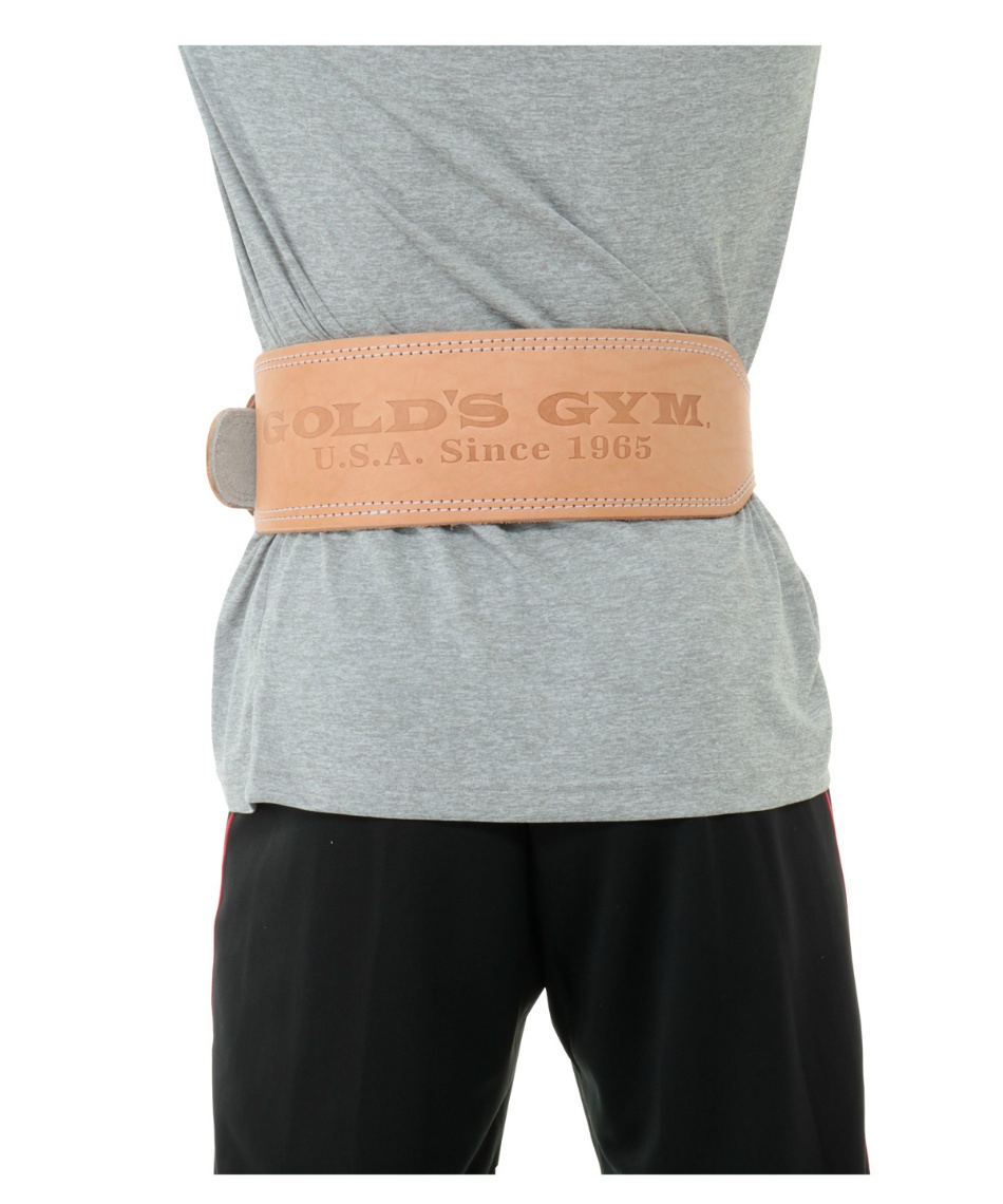 ゴールドジム(GOLD'SGYM) パワーベルト トレーニング器具 EXレザー