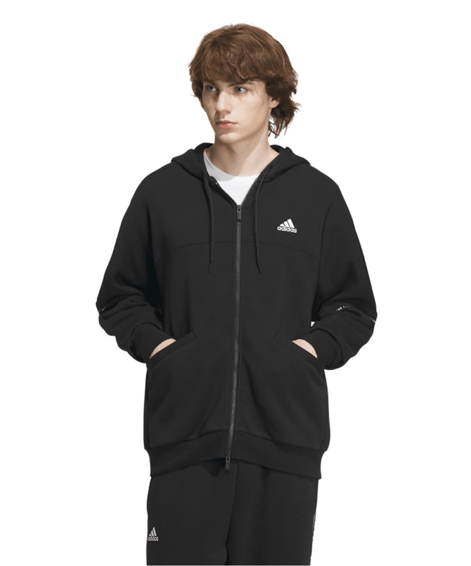 スウェットパーカー WORD 裏起毛スウェットFZフーディ IK7357 IJM06