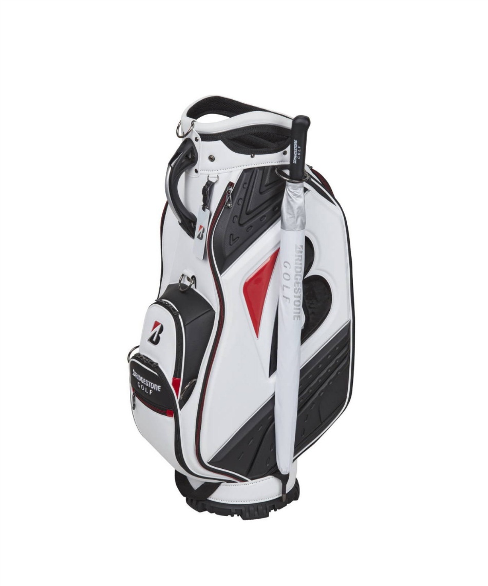 シンディー ブリヂストン キャディバッグ ホワイト/ネイビー