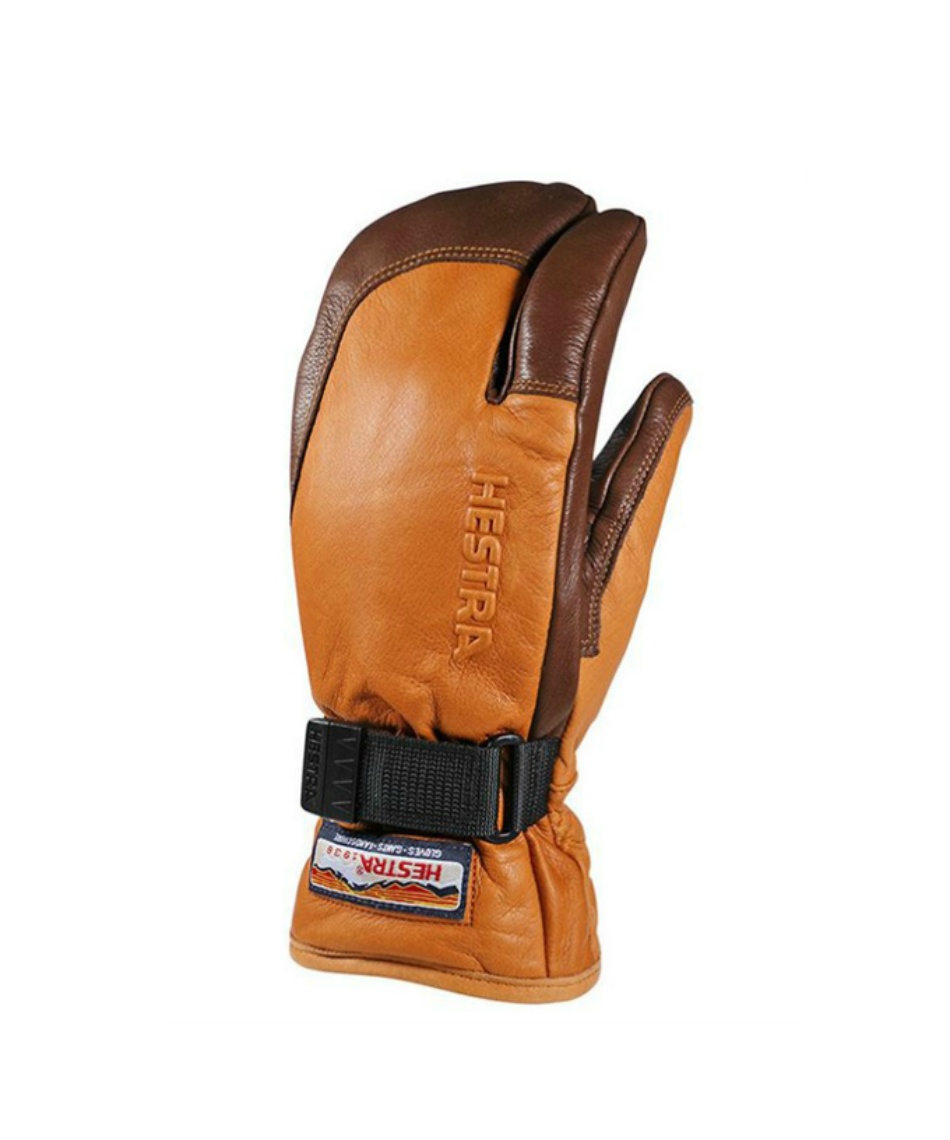 ヘストラ(HESTRA) スキーグローブ ミトン 3フィンガーフルレザー FULL