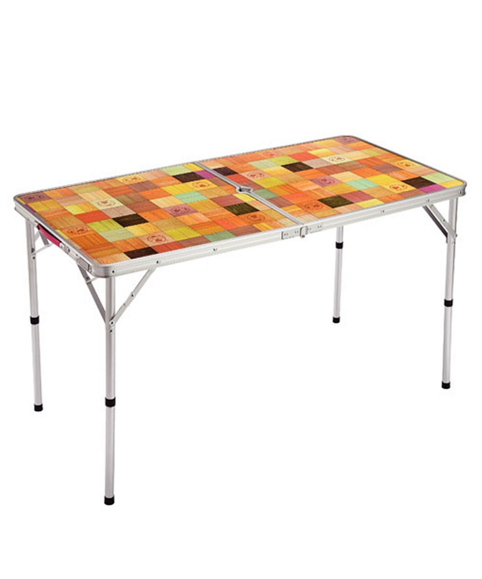 コールマン(Coleman) アウトドアテーブル 120cm ナチュラルモザイク