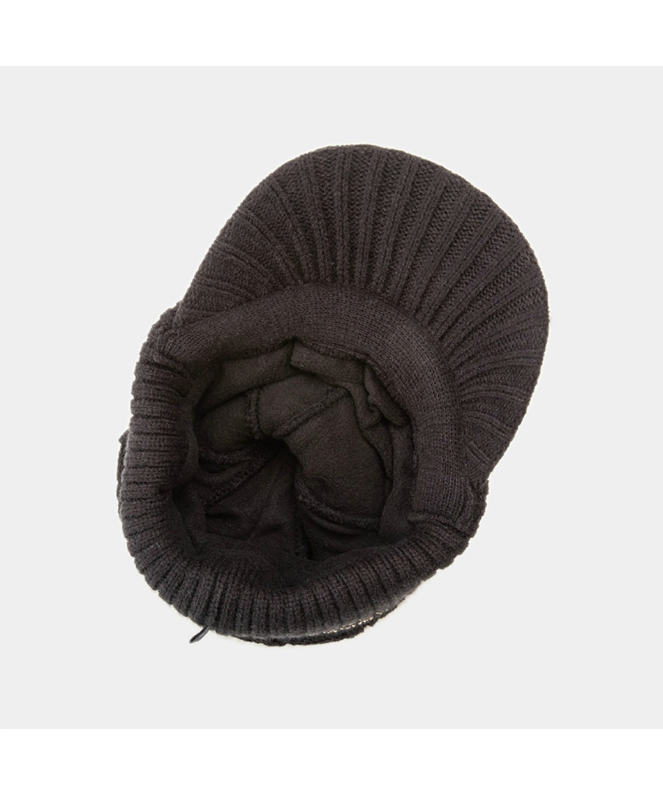 キャロウェイ(Callaway) ゴルフ ニット帽 ケーブルニットツバ付き