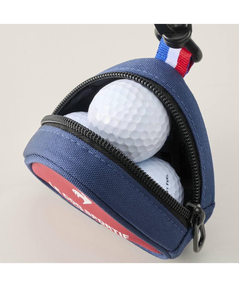 ゴルフ ボールポーチ ボールホルダー3個用 QQBXJX62 【2024年モデル