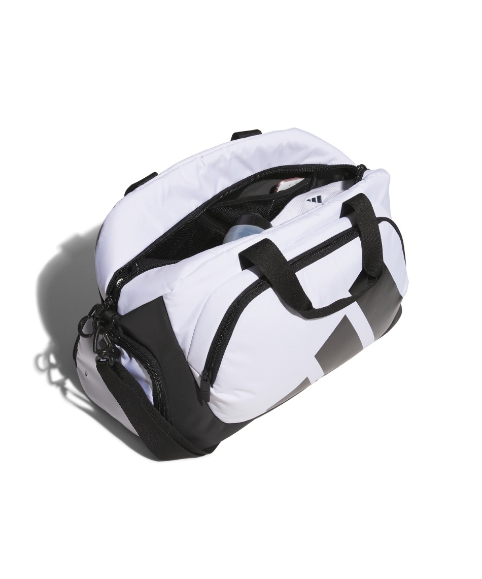ボストンバッグ シューズポケット付き ボールドロゴダッフルバッグ