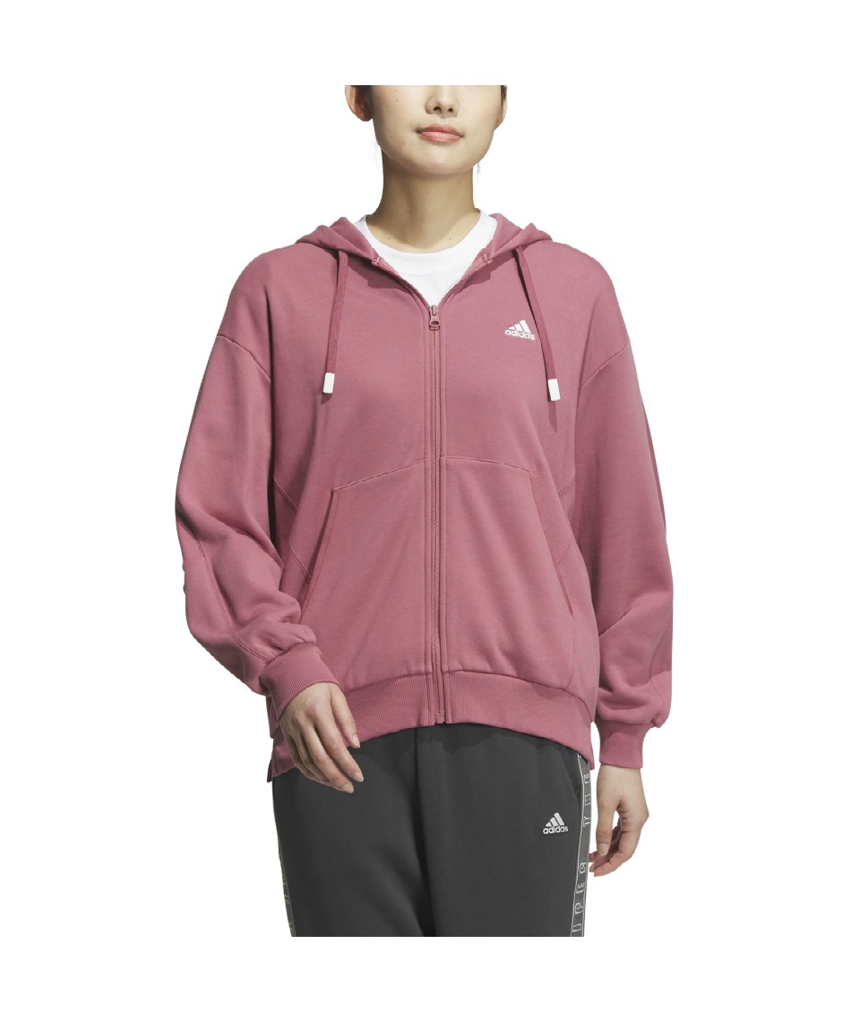 スウェットパーカーWORDING LOOSE FIT FRENCHTERRY FULL ZIP