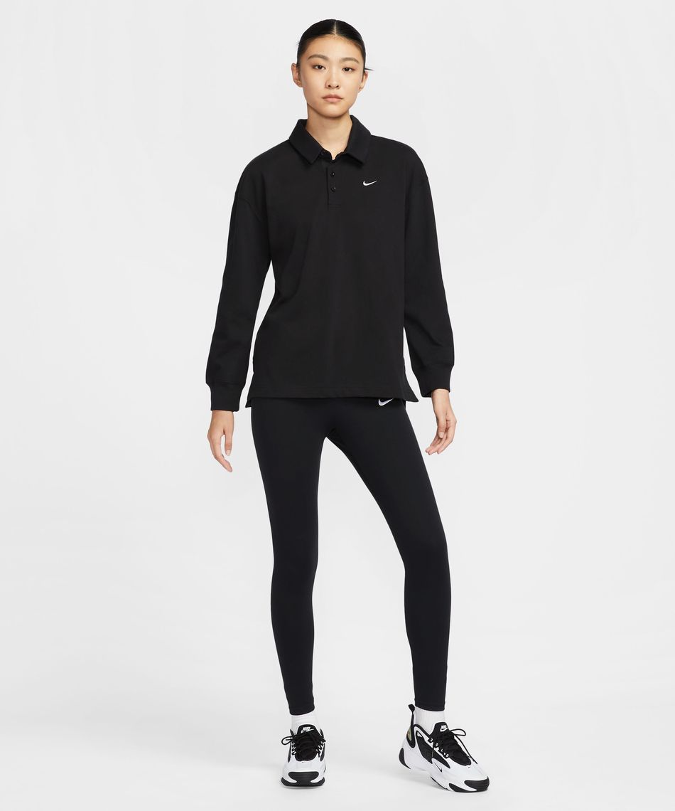 ポロシャツ 長袖 L NSW ESS OS 長袖ポロシャツ FZ5814-010 | スポーツ