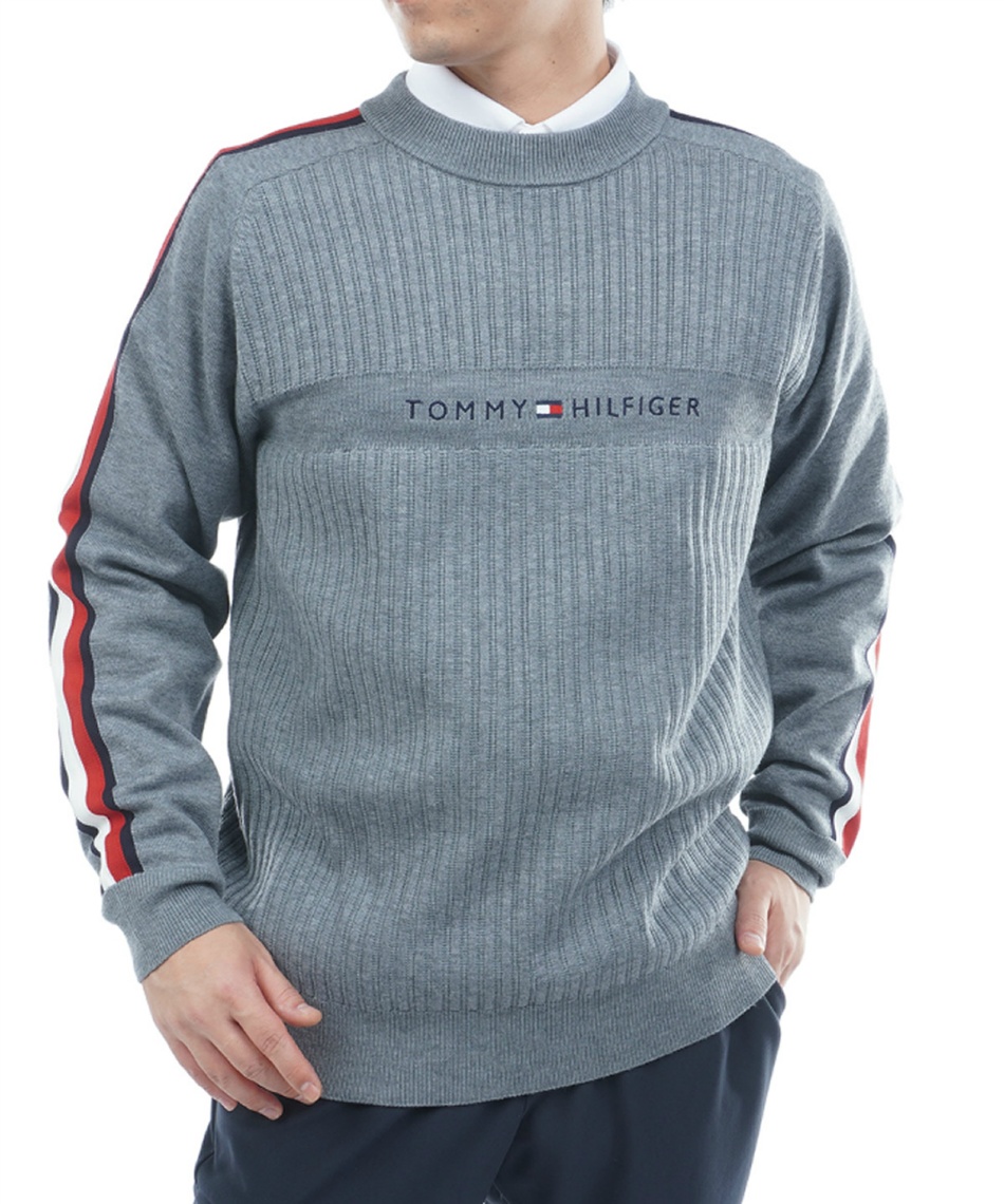 ゴルフウェア セーター スポーツクラシック クルーネックニット