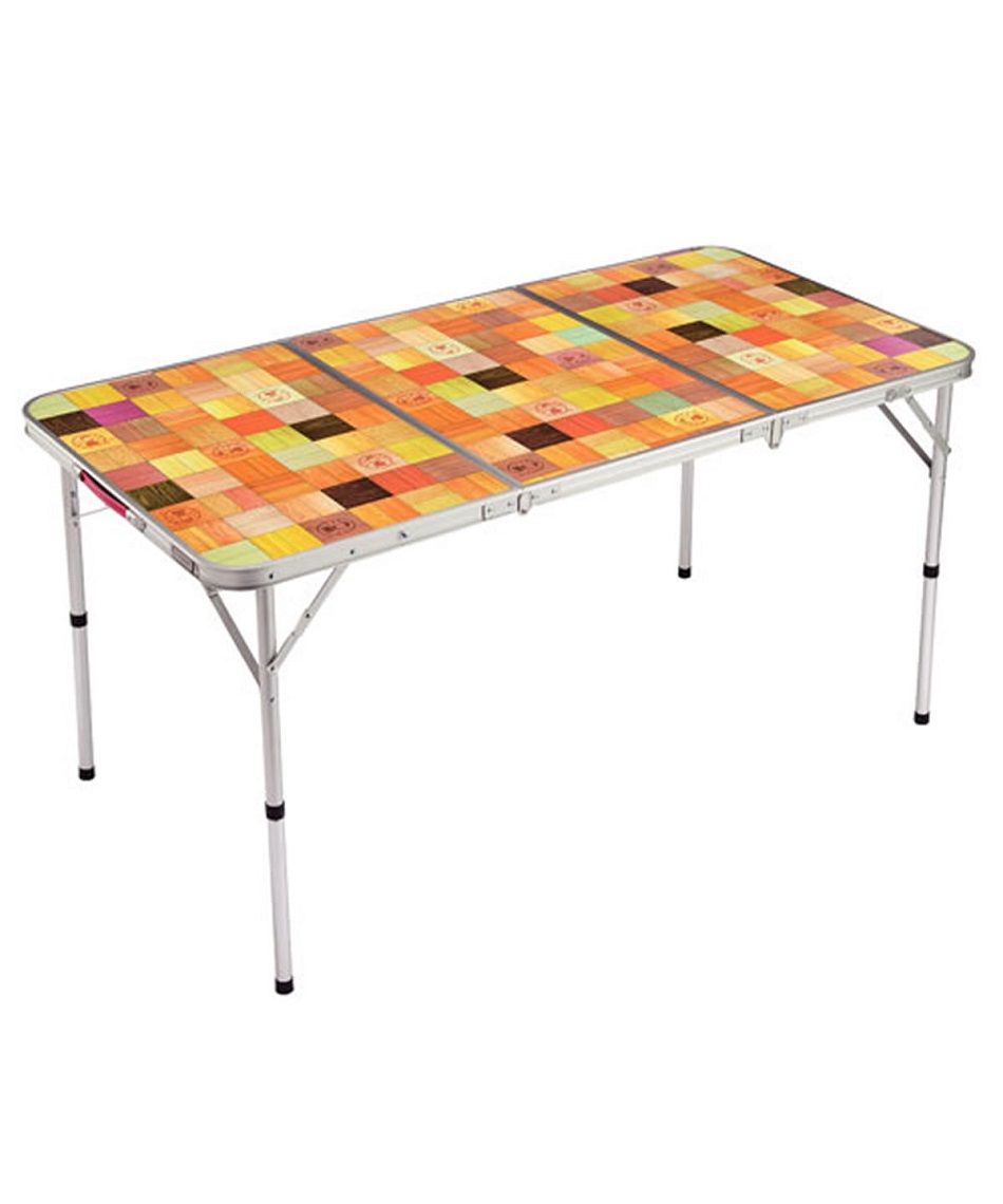 コールマン(Coleman) アウトドアテーブル 140cm ナチュラルモザイク