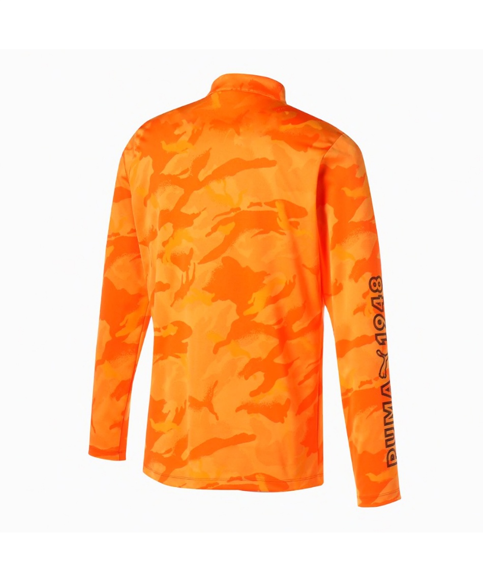 プーマ(PUMA) ゴルフウェア ポロシャツ 長袖 ジャガード 長袖