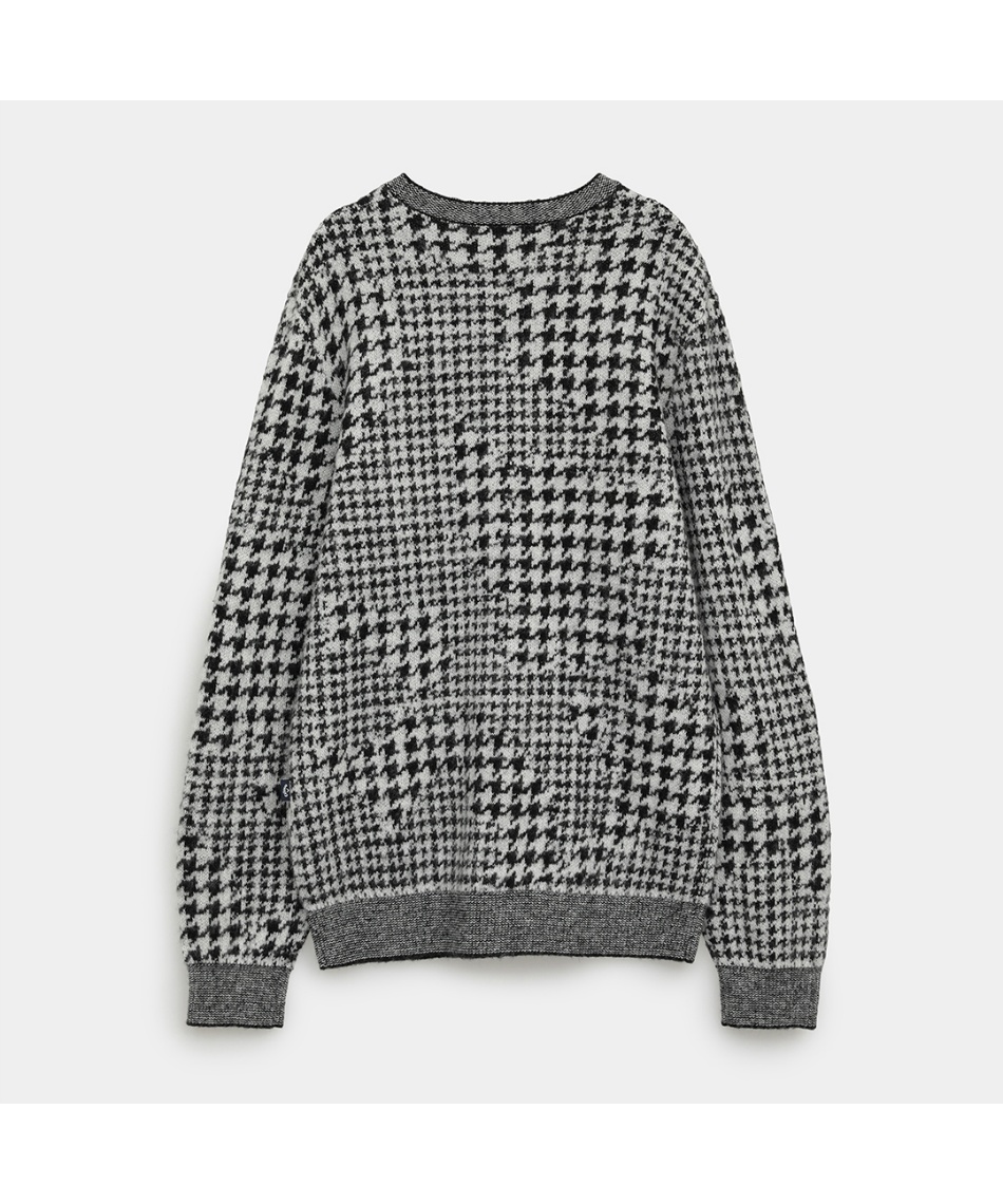 ゴルフウェア セーター 千鳥ジャカードクルーネックニット C25218106