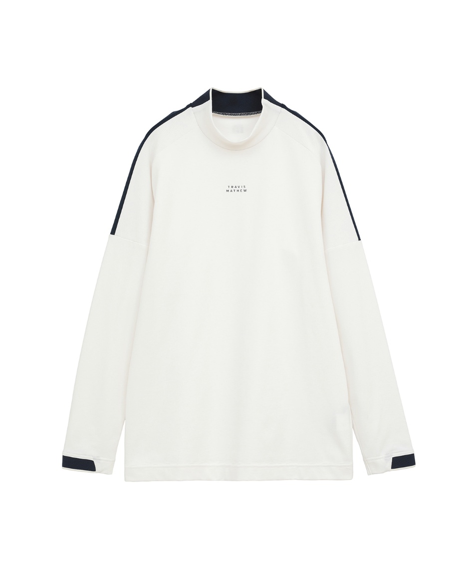 ゴルフウェア 長袖シャツ カラット ショルダーライン 長袖 モック