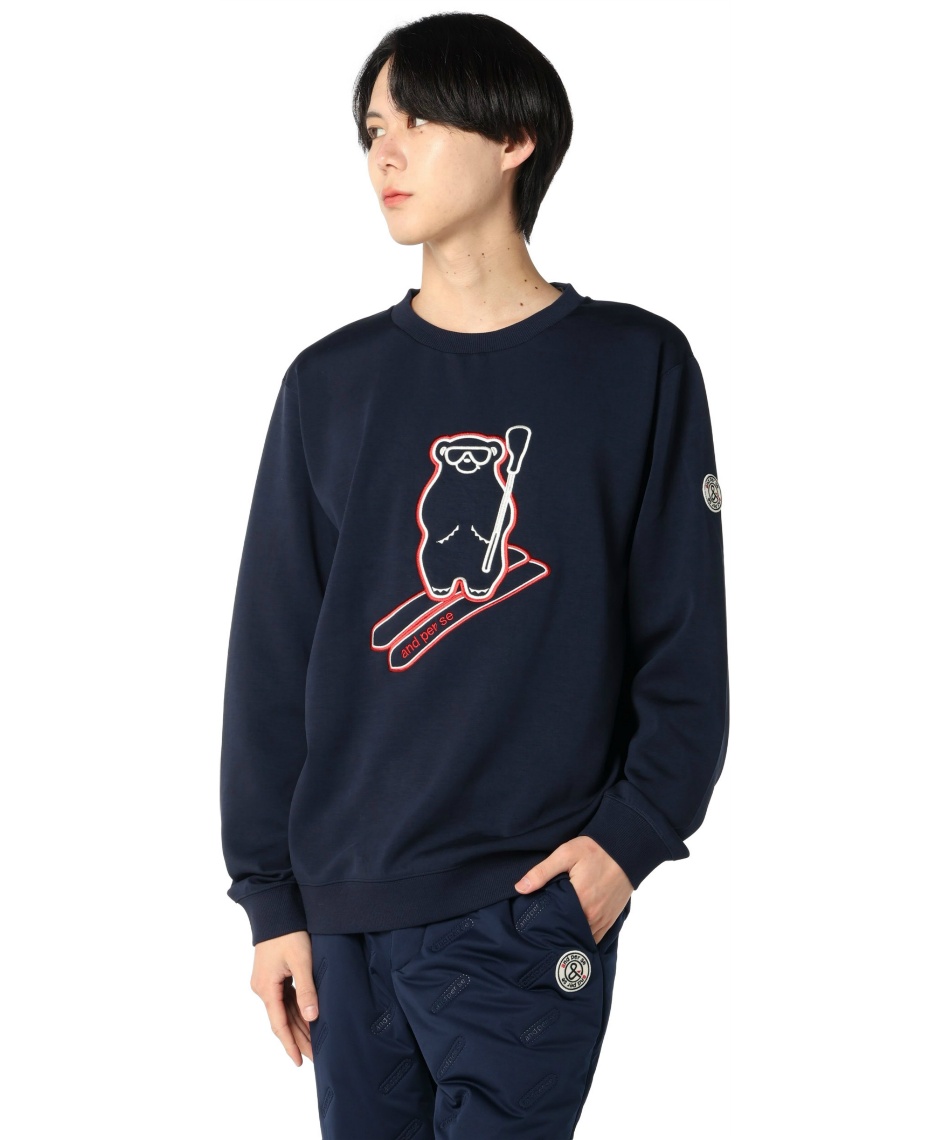 ゴルフウェア スウェット マシュマロスウェットトレーナー AMF6215J3