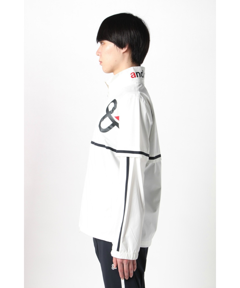 アンパスィ(and per se) ゴルフ レインウェア ライトレインブルゾン